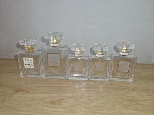 lege parfum flesjes 4 x coco chanel leeg verschillende, Verzamelen, Parfumverzamelingen, Gebruikt, Overige typen, Ophalen of Verzenden