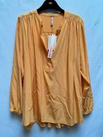 Indress blouse 0 €560 zijde silk oranje nieuw top, Ophalen of Verzenden, Zo goed als nieuw, Oranje