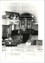 Zuidlaren (Dr.) Interieur Ned. herv. Kerk foto uit 1974., Verzamelen, Foto's en Prenten, 1960 tot 1980, Verzenden, Foto, Zo goed als nieuw