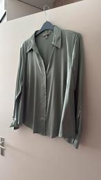Licht groene satijnen blouse maat xl nieuwstaat, Ophalen of Verzenden, Zo goed als nieuw, Maat 46/48 (XL) of groter, Groen