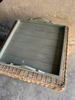 Dienblad, Huis en Inrichting, Ophalen, Zo goed als nieuw, Vierkant, Hout