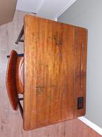 Vintage Schoolbankje met Stoel, Huis en Inrichting, Ophalen