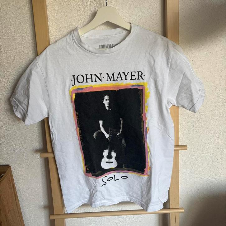 John mayer Solo shirt maat m tour official merch, Verzamelen, Muziek, Artiesten en Beroemdheden, Zo goed als nieuw, Kleding, Ophalen of Verzenden