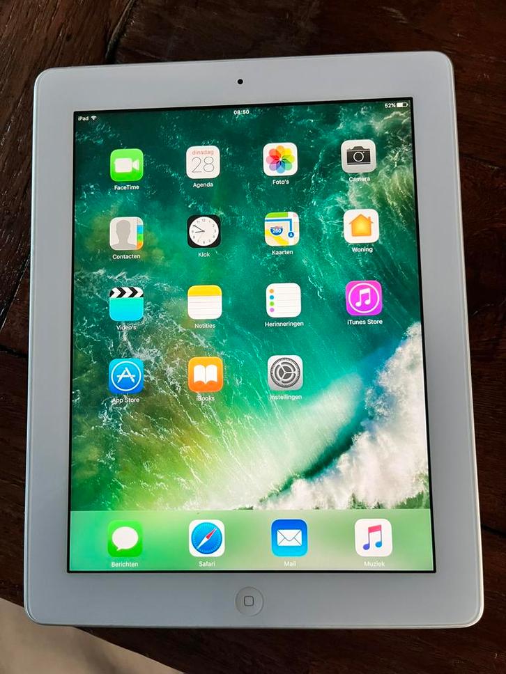 Apple iPad (2012) 16GB, Computers en Software, Apple iPads, Gebruikt, 10 inch, 16 GB, Wit, Ophalen