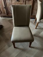 6 Lederen Eetkamerstoelen, Ophalen, Gebruikt, Overige kleuren, Leer
