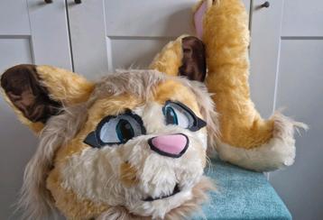 Fursuit masker Leeuw + tail beschikbaar voor biedingen