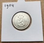 Zeldzame zilveren 1/2 gulden 1904 Wilhelmina, ½ gulden, Zilver, Koningin Wilhelmina, Losse munt