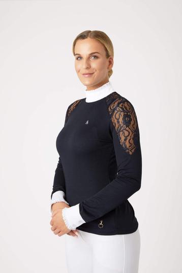 Horze wedstrijdshirt Sylvie Blauw maat 34,38,40,42 en 44 beschikbaar voor biedingen