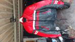 Rood/zwart MQP motorjack. Maat 54 (valt klein)., Motoren, Ophalen of Verzenden, Tweedehands