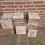 Natuursteen tegels, 20x20x3, Ophalen, Gebruikt, Terrastegels, Natuursteen