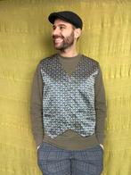Vintage gilet / waistcoat / print / meerkleurig / large / L, Kleding | Heren, Kostuums en Colberts, Ophalen of Verzenden, Gedragen