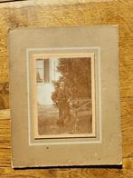 Oude fotos op karton 1900-1920 Kinderen fietsen AMSTERDAM, Verzamelen, Foto's en Prenten, Ophalen of Verzenden, Voor 1940, Overige onderwerpen