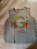 Guess top/shirt groen glitter franje mt. 16 (176/xs), Kinderen en Baby's, Meisje, Ophalen of Verzenden, Shirt of Longsleeve, Guess