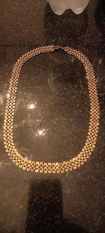 Antieke 10 Krt Gouden Ketting - Engels 1900 beschikbaar voor biedingen