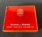 Blikje van Benson and Hedges super virginia cigarette., Ophalen of Verzenden, Zo goed als nieuw, Tabaksdoos of Verpakking
