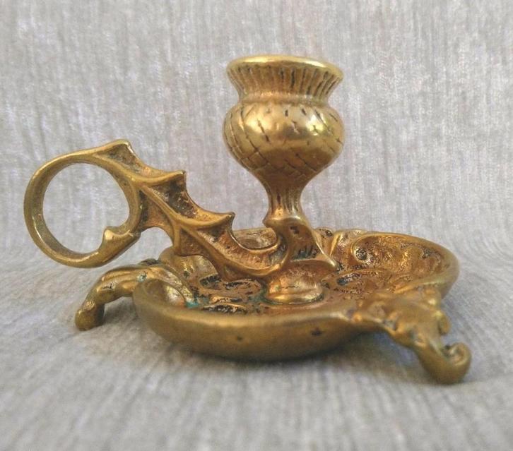 Antieke blaker messing Art Nouveau 5,5 cm hoog, Antiek en Kunst, Antiek | Koper en Brons, Koper, Ophalen of Verzenden