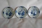 Chinese Borden Blauw Wit 3x Antiek, Ophalen of Verzenden