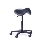 Zadelstoel – ergonomische zadelkruk (demo / uitverkoop), Ophalen, Kunststof, Zwart, Zo goed als nieuw