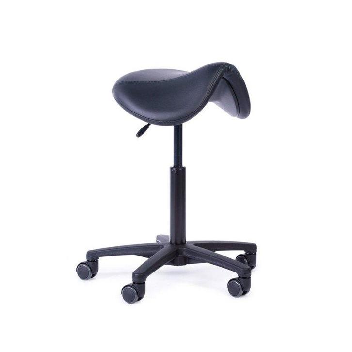 Zadelstoel – ergonomische zadelkruk (demo / uitverkoop), Huis en Inrichting, Stoelen, Zo goed als nieuw, Eén, Kunststof, Zwart