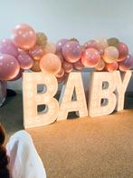 ‼️TE HUUR: GROTE BABY Lichtletters ‼️, Hobby en Vrije tijd, Feestartikelen | Verhuur, Ophalen, Nieuw, Geboorte of Huwelijk