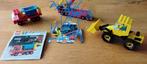 2 Lego werkvoertuigen, Ophalen of Verzenden, Gebruikt, Complete set, Lego