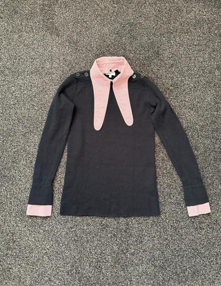 Claudie Pierlot donkerblauwe trui maat 36 (1), Kleding | Dames, Truien en Vesten, Nieuw, Maat 36 (S), Blauw, Ophalen of Verzenden