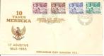 Indonesie  FDC 1955, Postzegels en Munten, Verzenden, Onbeschreven, Rest van de wereld