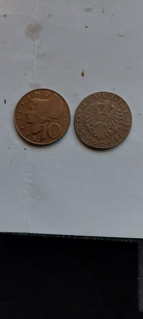 Oostenrijkse 10 Schilling Munten 7st, Postzegels en Munten, Munten | Europa | Niet-Euromunten, Losse munt, Oostenrijk, Ophalen of Verzenden