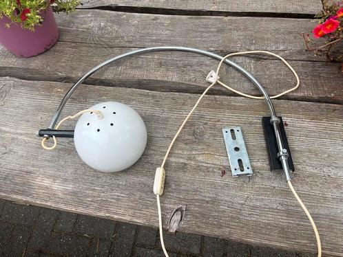 Vintage design wandlamp boog jaren 60 dutch retro €85 bol, Huis en Inrichting, Lampen | Wandlampen, Gebruikt, Metaal, Ophalen of Verzenden