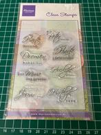 Marianne Design Clear Stamps - Van Harte, Ophalen of Verzenden, Zo goed als nieuw, Clearstamp