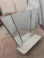 Antieke drieluik wandspiegel met lade, Ophalen, Overige vormen, Minder dan 50 cm