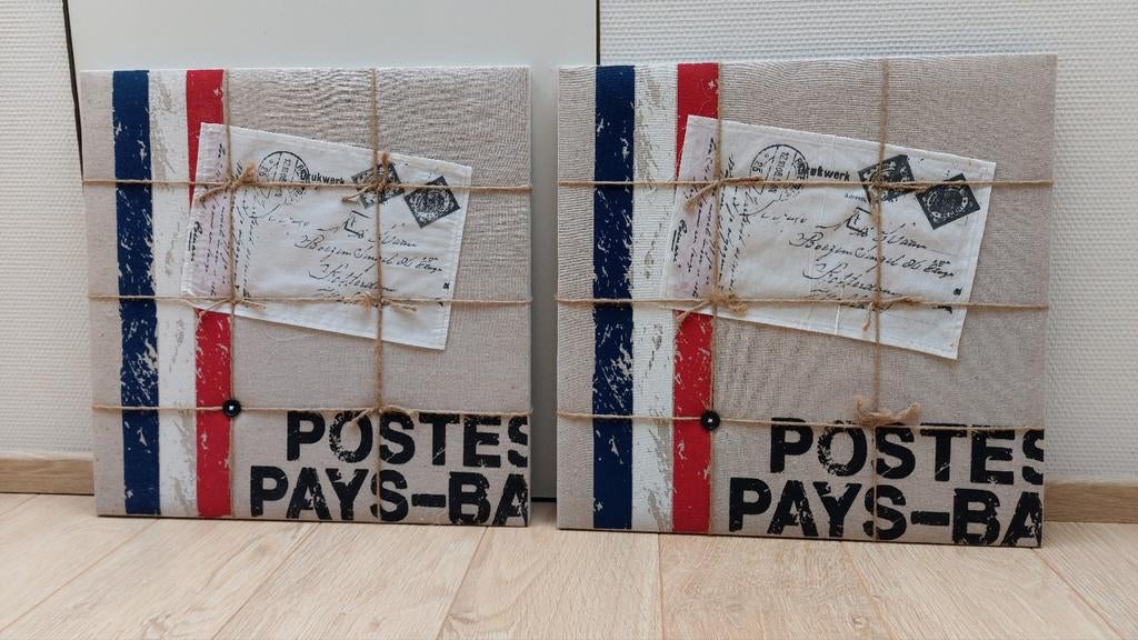 Decoratieve Postzak Wandborden, Huis en Inrichting, Ophalen, Gebruikt
