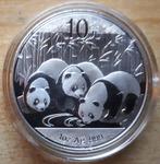 China, Panda 2013 - 1 Oz. puur zilver, Ophalen of Verzenden, Oost-Azië, Losse munt, Zilver