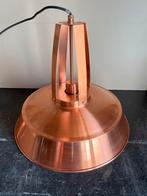 HANGLAMP INDUSTRIEEL KOPERKLEURIG MET WITTE BINNENKANT, Ophalen, Zo goed als nieuw, Metaal, Minder dan 50 cm
