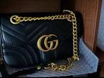 Gucci tas dames, Sieraden, Tassen en Uiterlijk, Tassen | Damestassen, Ophalen of Verzenden, Zo goed als nieuw, Zwart, Schoudertasje