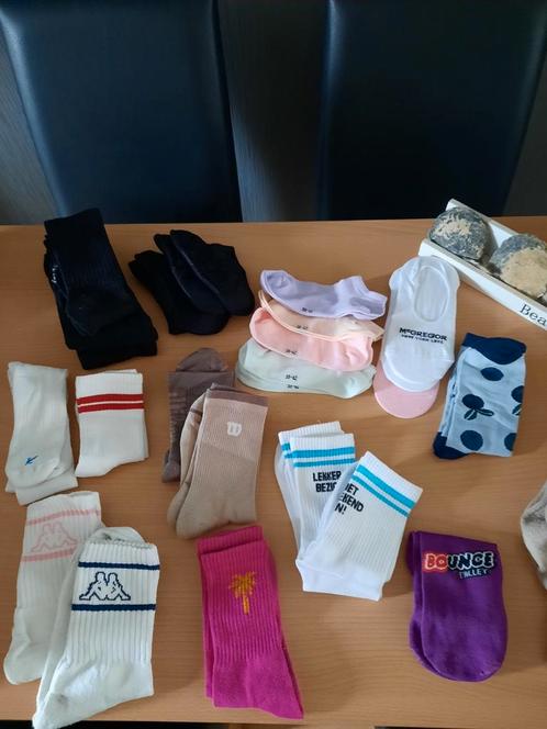 25 paar sokken maat 38/39, Kleding | Dames, Sokken en Kousen, Zo goed als nieuw, Sokken en Kniesokken, Maat 35 t/m 38, Overige kleuren