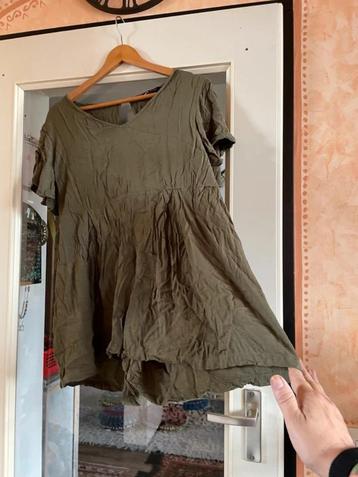 Luchtige khaki kleurige playsuit maat XL nu voor 15,99€ beschikbaar voor biedingen