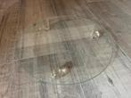 Vintage glazen design leonardo taartplateau taartschaal rond, Schaal, Rond, Ophalen of Verzenden, Glas