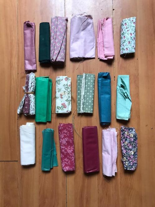 Lapjes stof - Quiltstoffen - Patchwork stoffen, Hobby en Vrije tijd, Stoffen en Lappen, Nieuw, Katoen, 30 tot 120 cm, 30 tot 200 cm