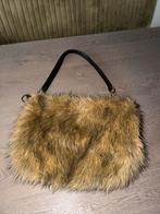Bruine Furry Handtas, Sieraden, Tassen en Uiterlijk, Tassen | Damestassen, Ophalen of Verzenden, Nieuw, Bruin, Handtas