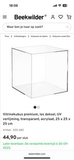 Kubus acrylaat 25x25cm beekwilder, Ophalen of Verzenden, Zo goed als nieuw