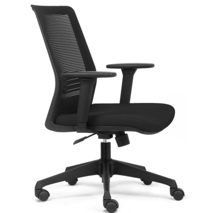 NIEUW bureaustoel EVO - zwart voetenkruis, Huis en Inrichting, Bureaustoelen, Nieuw