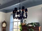 Zware houten kroonluchter, Huis en Inrichting, Lampen | Kroonluchters, Ophalen of Verzenden, Gebruikt, Hout, Antiek