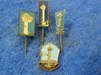 Speldjes 4 x Euromast, Verzamelen, Speldjes, Pins en Buttons, Ophalen of Verzenden, Gebruikt, Overige onderwerpen