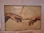 Schilderij handen michelangelo, Antiek en Kunst, Ophalen
