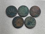 Duits Oost Afrika 5x 1 heller 1904-1913, Ophalen of Verzenden, Overige landen