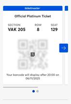 2x Zitplaatsen Platinum Lady Gaga Ziggo Dome, Tickets en Kaartjes, Concerten | Pop, Twee personen