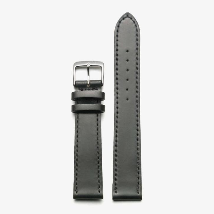 Nomos shell cordovan zwarte horlogeband 18mm (M), Sieraden, Tassen en Uiterlijk, Horloges | Heren, Nieuw, Polshorloge, Overige merken