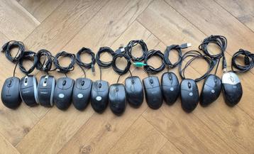 13x Diverse muizen - Logitech, HP, Dell beschikbaar voor biedingen