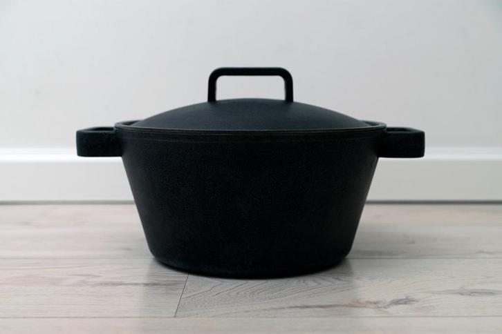 Iittala Tools Gietijzeren Pan, Huis en Inrichting, Keuken | Potten en Pannen, Gebruikt, Kookpan of Snelkookpan, Gietijzer, Inductieplaat